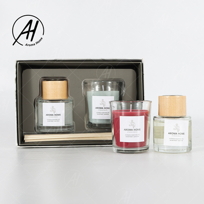 Van de de Wasgeur van Mini Home Glass Jar Soy van de Aromatherapypartij de Kaars Kleurrijke Gift Vastgestelde 5.5OZ 3PCS