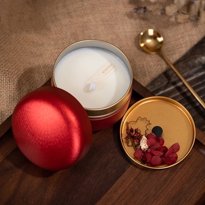Droge de Bloemgeur Tin Scented Candle Handmade van huwelijksweggevertjes