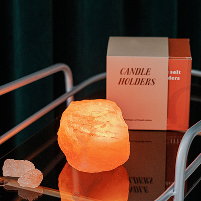 Crystal Stone Ornaments Rock Lamp plaatste 4 Tealight Kaarshouder