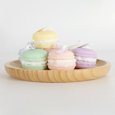 De privé Kaars van het Aromamini soy wax macaron handmade van het Etiketfruit voor Badkamers