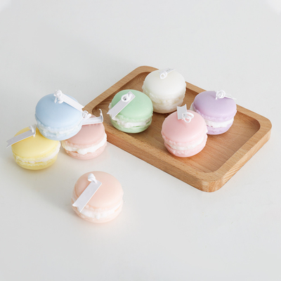 De privé Kaars van het Aromamini soy wax macaron handmade van het Etiketfruit voor Badkamers
