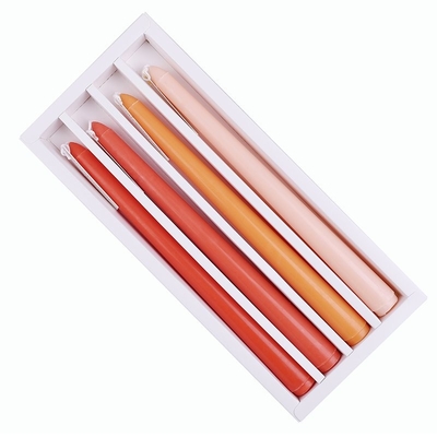 Godsdienstige van het de Gift Vastgestelde Gebed van Was Spitse Kaarsen 4pcs van de de Partijgebeurtenis de Mengelingskleur
