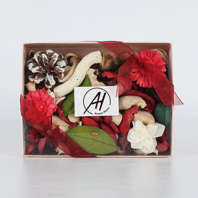 Het droge Bloem van de Katoenen Kleurrijke Privé Eeuwige Welriekend mengsel van gedroogde bloemen en kruiden Etiketgeur voor Huis Vastgestelde Gift