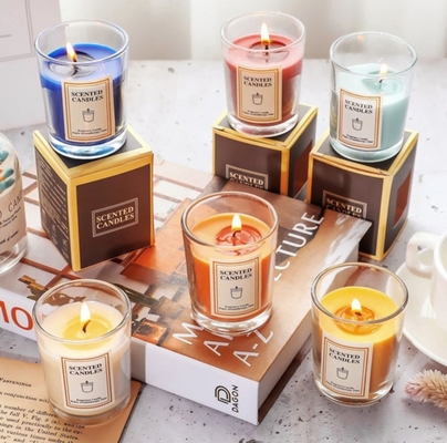 Aromatherapy Noordse Ins Geur Bemerkte Duidelijke de Kruikkaarsen van de Sojawas met Giftdoos