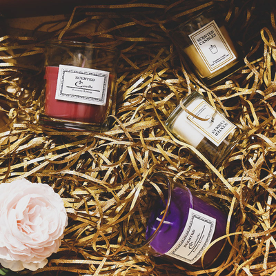 Aromatherapy Noordse Ins Geur Bemerkte Duidelijke de Kruikkaarsen van de Sojawas met Giftdoos