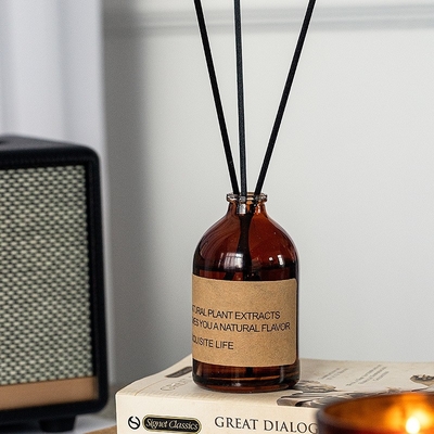 Van het de Flessen de Bruine Parfum 100ml van het Aromatherapyglas Luxe Reed Diffuser