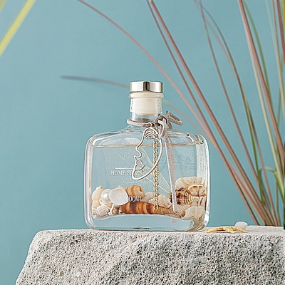 Het unieke van de de Doosdekking van de Flessengift van de de Containeroceaan Bemerkte Olie Glas Reed Diffuser