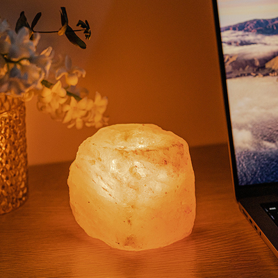 Aromatherapy Crystal Stone Rock Lamp Set 4 Tealight-Kaarshouder voor Huwelijk