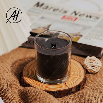 Van de de Chocoladegeur van de douaneluxe van de het Glaskruik de Bemerkte Kaars 8OZ Aroma