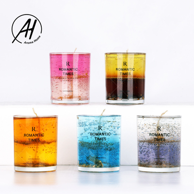 De populaire Stijl Aangepaste Aromatherapy-Echte Bloem Jelly Cup Wax van de Giftdoos