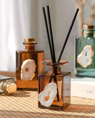 De Reeksen 180ml van Amber Crystal Essential Oil Reed Diffuser van het AROMAhuis voor Slaapkamer