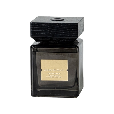 Vierkante het Huisgeur Reed Diffuser 500ml van het Luxe Zwarte Glas voor Vakantie