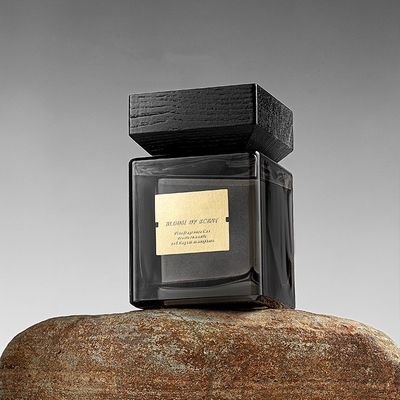 Vierkante het Huisgeur Reed Diffuser 500ml van het Luxe Zwarte Glas voor Vakantie