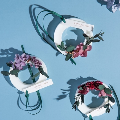 Het met de hand gemaakte Kaars Aangepaste van de het Sachetlucht van de Luxewas Blok van de de Bloemwas Verse Droge