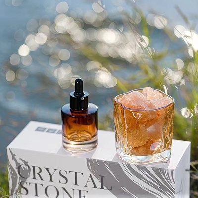 Glaspot 30ml 260g Kristallen geurkaarsen Geschenk Set Luxe Reed Diffuser