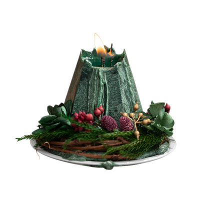 Custom kerstboom gevormd aromatherapie sojawas geurende kunst kaarsen voor Kerstmis