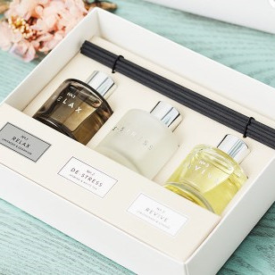 In het groot Luxe Reed Diffuser Set Gift