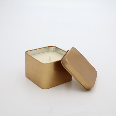 Gepersonaliseerd 5 Oz van de het Metaalkaars van 14 Oz Vierkant de Wetenschapstin voor Reis
