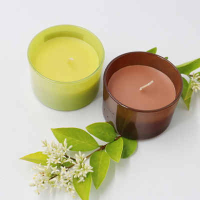 OEM van de het Huiskaars van het Soja de Was Bemerkte Aroma Kokosnoot en Kalk 4oz