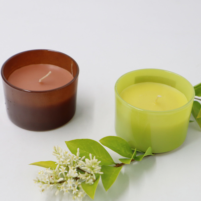 OEM van de het Huiskaars van het Soja de Was Bemerkte Aroma Kokosnoot en Kalk 4oz