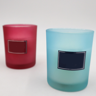 Blauwe Soja Bemerkte Kaars van Eco de Vriendschappelijke Capri in Rosemary Lavender Smell