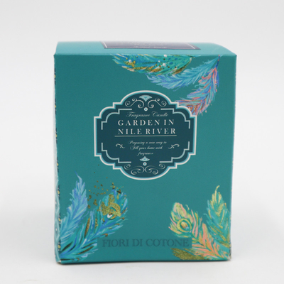 Blauwe Soja Bemerkte Kaars van Eco de Vriendschappelijke Capri in Rosemary Lavender Smell