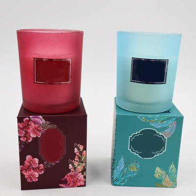Blauwe Soja Bemerkte Kaars van Eco de Vriendschappelijke Capri in Rosemary Lavender Smell