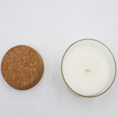 8oz de Natuurlijke Was Bemerkte Kaarsen van de pepermunteucalyptus met Cork Lid