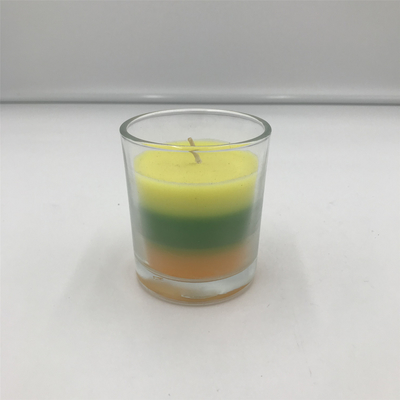 Kleurrijke Gelaagde Gradiënt Bemerkte de Paraffinekaars van het aromahuis