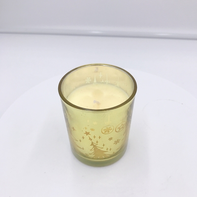De eigengemaakte Gele Galvaniserende Kaars van het Aromahuis voor Aromatherapy
