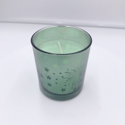De eigengemaakte Gele Galvaniserende Kaars van het Aromahuis voor Aromatherapy