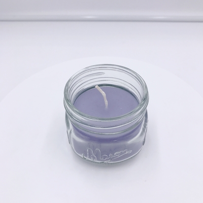 Lichtpaarse Bemerkte Aromatherapy-Vennotenkaars voor Massage