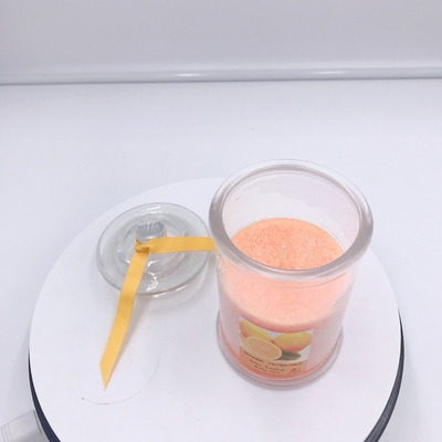 Oem Organische Oranje Soja Was Bemerkt Mason Jar Candle voor Slaap