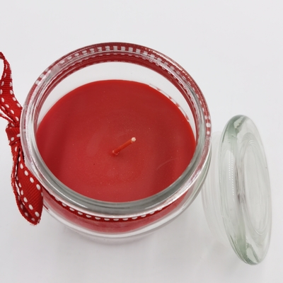 De gepersonaliseerde Rode Lichte Kruik Mason For Christmas van de Paraffine Essentiële Kaars