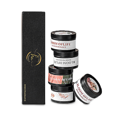 Douane Verjaardag Suikergoed Bemerkt Tin Candles 6 Oz-Tin met Deksels