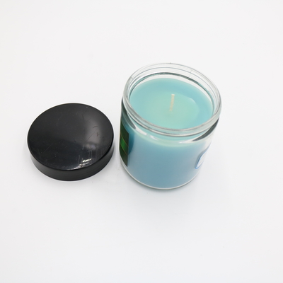 Therapeutische Blauwe het Glaskruik Bemerkte Kaars van het aromahuis 3 Oz voor Aromatherapy