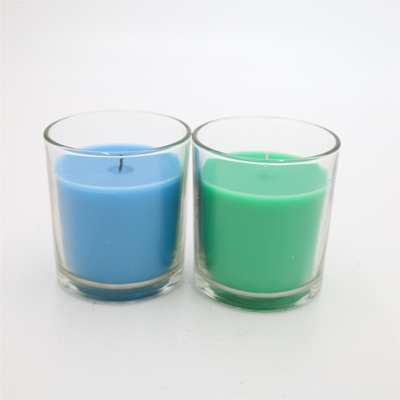 Kleurrijke SGS Glaskruik Bemerkte Kaars 3.5oz voor Huisdecoratie