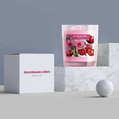 odm Aromahuis 4 Oz-Kaarsen van het Kruik de Kaars Bemerkte Duidelijke Glas