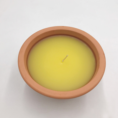 Binnen7oz Clay Pot Citronella Garden Candles voor Muggen