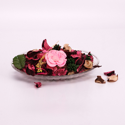 Het natuurlijke Bemerkte Droge Welriekend mengsel van gedroogde bloemen en kruiden van het Denneappelaroma voor Badkamers 210g
