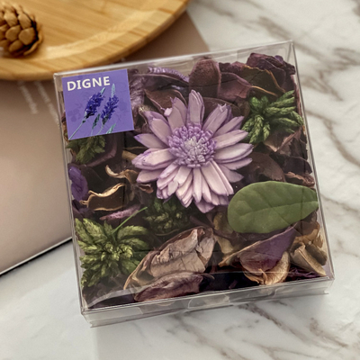 Bemerkte Droge het Sachetzakken 90g van het Lavendelwelriekend mengsel van gedroogde bloemen en kruiden voor Fornuisbovenkant