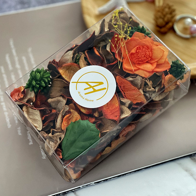 Met de hand gemaakte Perzikwelriekend mengsel van gedroogde bloemen en kruiden Bemerkte Bloemen voor Garderobehotel