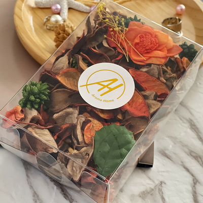 Met de hand gemaakte Perzikwelriekend mengsel van gedroogde bloemen en kruiden Bemerkte Bloemen voor Garderobehotel