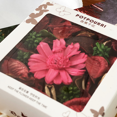 OEM Bemerkte Rose Petal Potpourri Dry Flower 110g voor de Lente