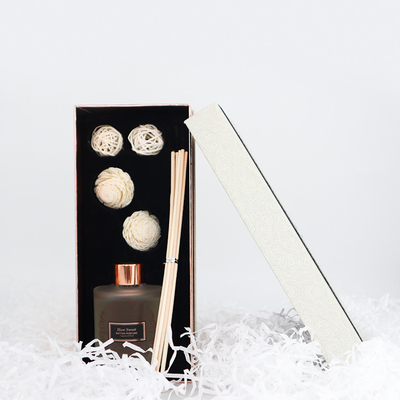 Aroma Reed Diffuser Luxury 126ml om Flessengift met Sola Flower wordt geplaatst dat