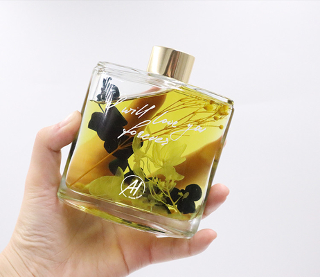 Gift van de de Flessenluxe van aromareed diffuser 180ml de Vierkante die met Witte Doos wordt geplaatst