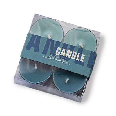De aangepaste Kaars van Sojalavendel Bemerkte Tealight voor Huisdecoratie
