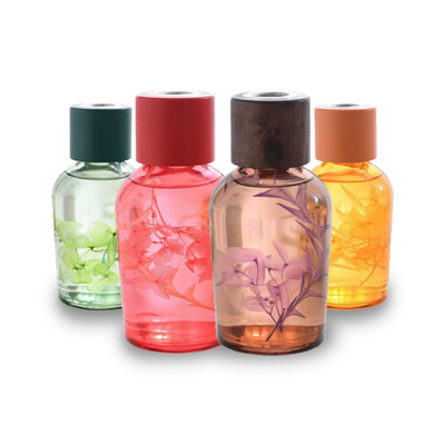 Het Deksel van de Bloemreed diffuser oil with wooden van de meditatiepioen