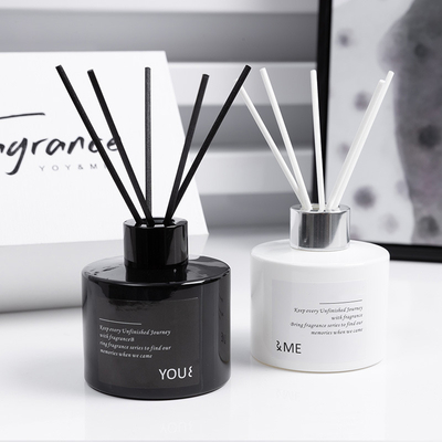 Fig. 150mlx2 van Reed Diffuser Set Sea Salt van het douane Zwart-wit Aroma