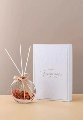 Grapefruitpioen Bemerkt Aroma Reed Diffuser 100ml met Kleurrijke Stenen
